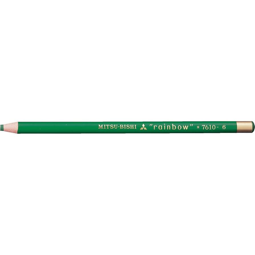 Amazon | 三菱鉛筆 色鉛筆 水性ダーマトグラフ No.7610 緑 1